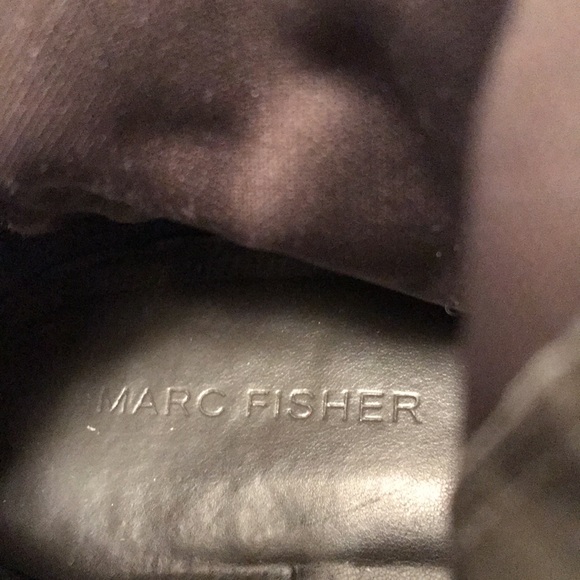 Marc Fisher 8.5 Gray Suede Riding Boots - Picture 11 of 11